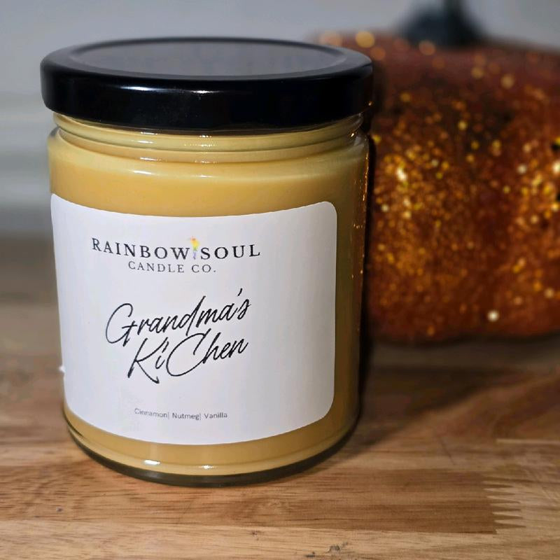 Grandma'S Ki'Chen Coconut Soy Fall Fragrance Candle Cozy Wax Fall Candle