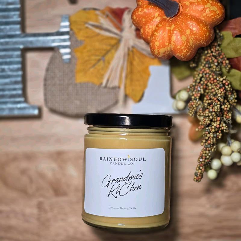 Grandma'S Ki'Chen Coconut Soy Fall Fragrance Candle Cozy Wax Fall Candle