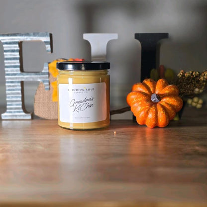 Grandma'S Ki'Chen Coconut Soy Fall Fragrance Candle Cozy Wax Fall Candle